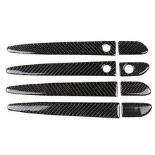 Load image into Gallery viewer, Car Carbon Fiber Outside Door Handle with Smart Hole Decorative Sticker for Mazda CX-5 2017-2018, Left Drive, Outside Door Handle with Smart, Left Drive