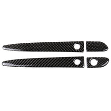 Load image into Gallery viewer, Car Carbon Fiber Outside Door Handle with Smart Hole Decorative Sticker for Mazda CX-5 2017-2018, Left Drive, Outside Door Handle with Smart, Left Drive