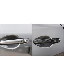 Load image into Gallery viewer, Car Carbon Fiber Outside Door Handle with Smart Hole Decorative Sticker for Mazda CX-5 2017-2018, Left Drive, Outside Door Handle with Smart, Left Drive