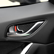 Load image into Gallery viewer, Car Carbon Fiber Inner Door Bowl Decorative Sticker for Mazda, Left and Right Drive Universal, Inner Door Bowl