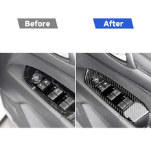 Load image into Gallery viewer, Car Carbon Fiber Window Buttons Panel Decorative Sticker for Mazda CX-5 2017-2018, Right Drive, Window Buttons Panel, Right Drive