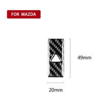 Load image into Gallery viewer, Car Carbon Fiber Warning Light Decorative Sticker for Mazda CX-5 2017-2018, Left and Right Drive Universal, Warning Light