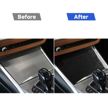 Load image into Gallery viewer, 2 in 1 Car Carbon Fiber Water Cup Cover Decorative Sticker for BMW 3 Series G20/G28/325Li/330d/335 2019-2020, Right Drive, Water Cup Cover, Right Drive