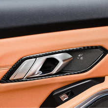 Load image into Gallery viewer, 4 in 1 Car Carbon Fiber Door Handle Decorative Sticker for BMW 3 Series G20/G28/325Li/330d/335 2019-2020, Left and Right Drive Universal, Door Handle