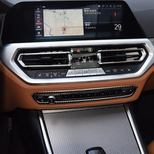 Load image into Gallery viewer, Car Carbon Fiber CD Button Frame Decorative Sticker for BMW 3 Series G20/G28/325Li/330d/335 2019-2020, Left and Right Drive Universal, CD Button Frame
