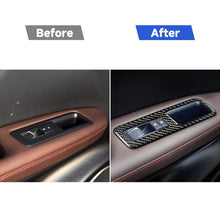 Load image into Gallery viewer, Car Carbon Fiber Window Glass Lift Decorative Sticker for Lexus RX300 / 270 / 200T / 450h 2016-2019, Right Drive, Window Glass Lift