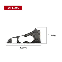 Load image into Gallery viewer, Car Carbon Fiber Water Cup Holder Panel Decorative Sticker for Lexus RX300 / 270 / 200T / 450h 2016-2019, Right Drive, Water Cup Holder Panel
