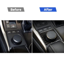 Load image into Gallery viewer, Car Carbon Fiber Knob Decorative Sticker for Lexus NX200 / 200t / 300h 2014-2021, Left and Right Drive Universal, Knob