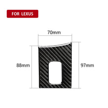 Load image into Gallery viewer, Car Carbon Fiber Armrest Box Decorative Sticker for Lexus NX200 / 200t / 300h 2014-2021, Left Drive, Armrest Box, Left Drive