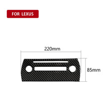 Load image into Gallery viewer, Car Carbon Fiber CD Panel Decorative Sticker for Lexus NX200 / 200t / 300h 2014-2021, Left and Right Drive Universal, CD Panel