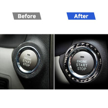 Load image into Gallery viewer, Car Carbon Fiber Start Circle Decorative Sticker for Lexus IS250 300 350C 2006-2012, Left and Right Drive Universal, tart Circle