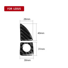 Load image into Gallery viewer, Car Carbon Fiber Glove Box Switch Decorative Sticker for Lexus IS250 300 350C 2006-2012, Right Drive, Glove Box, Right Drive