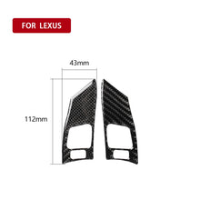 Load image into Gallery viewer, Car Carbon Fiber Steering Wheel Button B Decorative Sticker for Lexus IS250 300 350C 2006-2012, Left and Right Drive Universal, Steering Wheel Button B