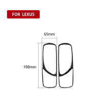 Load image into Gallery viewer, Car Carbon Fiber Rear Door Handle Decorative Sticker for Lexus IS250 300 350C 2006-2012, Left and Right Drive Universal, Rear Door Handle