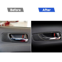 Load image into Gallery viewer, Car Carbon Fiber Rear Door Handle Decorative Sticker for Lexus IS250 300 350C 2006-2012, Left and Right Drive Universal, Rear Door Handle