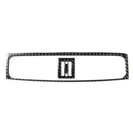 Car Carbon Fiber Middle Air Outlet Decorative Sticker for Lexus IS250 300 350C 2006-2012, Left and Right Drive Universal, Middle Air Outlet