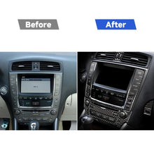 Load image into Gallery viewer, Car Carbon Fiber CD Panel Decorative Sticker for Lexus IS250 300 350C 2006-2012, Left and Right Drive Universal, CD Panel