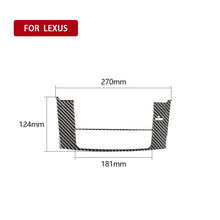 Load image into Gallery viewer, Car Carbon Fiber Navigation Panel A Decorative Sticker for Lexus IS250 300 350C 2006-2012, Left and Right Drive Universal, Navigation Panel A