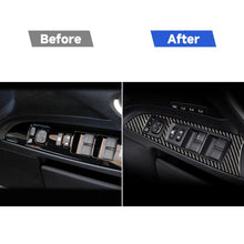 Load image into Gallery viewer, Car Carbon Fiber Window Glass Lift Decorative Sticker for Lexus IS250 300 350C 2006-2012, Right Drive, Window Glass Lift, Right Drive