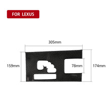 Load image into Gallery viewer, Car Carbon Fiber Gears B Decorative Sticker for Lexus IS250 300 350C 2006-2012, Left Drive, Gears B, Left Drive