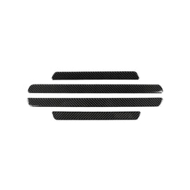 Car Carbon Fiber Threshold Decorative Sticker for Audi A6 S6 C7 A7 S7 4G8 2012-2018, Left and Right Drive Universal, Threshold