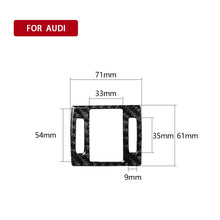 Load image into Gallery viewer, Car Carbon Fiber Warning Light Decorative Sticker for Audi A6 S6 C7 A7 S7 4G8 2012-2018, Left and Right Drive Universal, Warning Light