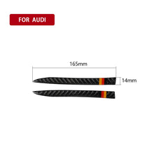 Load image into Gallery viewer, Car Carbon Fiber Rearview Mirror Anti-collision Strip for Audi A6 S6 C7 A7 S7 4G8 2012-2018, Left and Right Drive Universal, Rearview Mirror