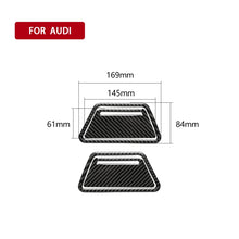 Load image into Gallery viewer, Car Carbon Fiber Ashtray Panel Decorative Sticker for Audi A6 S6 C7 A7 S7 4G8 2012-2018, Left and Right Drive Universal, Ashtray Panel