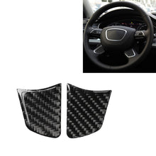 Load image into Gallery viewer, Car Carbon Fiber Steering Wheel Button Decorative Sticker for Audi A6 S6 C7 A7 S7 4G8 2012-2018, Left and Right Drive Universal, Steering Wheel Button
