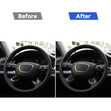 Load image into Gallery viewer, Car Carbon Fiber Steering Wheel Button Decorative Sticker for Audi A6 S6 C7 A7 S7 4G8 2012-2018, Left and Right Drive Universal, Steering Wheel Button