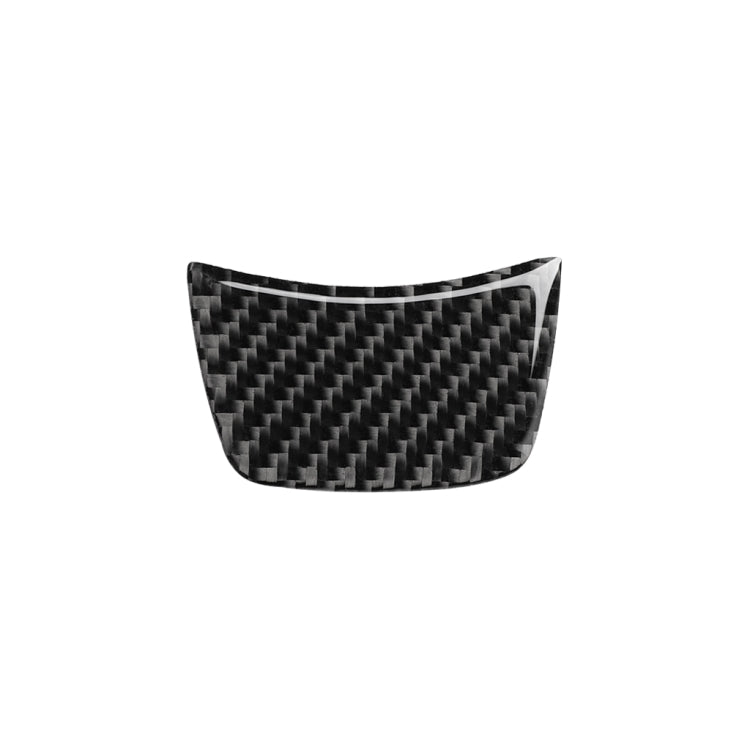 Car Carbon Fiber Steering Wheel Decorative Sticker for Audi A6 S6 C7 A7 S7 4G8 2012-2018, Left and Right Drive Universal, Steering Wheel