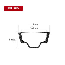 Load image into Gallery viewer, Car Carbon Fiber Multimedia Panel Decorative Sticker for Audi A6 S6 C7 A7 S7 4G8 2012-2018, Left and Right Drive Universal, Multimedia Panel