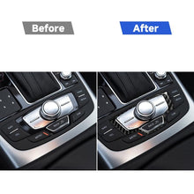 Load image into Gallery viewer, Car Carbon Fiber Multimedia Panel Decorative Sticker for Audi A6 S6 C7 A7 S7 4G8 2012-2018, Left and Right Drive Universal, Multimedia Panel