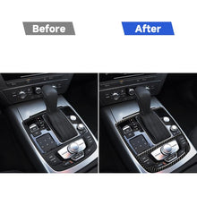 Load image into Gallery viewer, Car Carbon Fiber Gear Shift Panel Decorative Sticker for Audi A6 S6 C7 A7 S7 4G8 2012-2018, Left and Right Drive Universal, Gear Shift