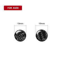 Load image into Gallery viewer, Car Carbon Fiber Air Conditioning Button Decorative Sticker for Audi A6 S6 C7 A7 S7 4G8 2012-2018, Left and Right Drive Universal, Air Conditioning Button