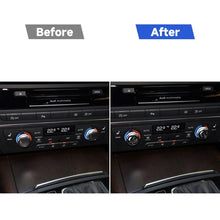 Load image into Gallery viewer, Car Carbon Fiber Air Conditioning Button Decorative Sticker for Audi A6 S6 C7 A7 S7 4G8 2012-2018, Left and Right Drive Universal, Air Conditioning Button