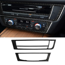 Load image into Gallery viewer, Car Carbon Fiber Air Conditioning CD Panel Decorative Sticker for Audi A6 S6 C7 A7 S7 4G8 2012-2018, Right Drive, Air Conditioning CD Panel, Right Drive