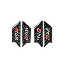 Load image into Gallery viewer, Car Carbon Fiber Door Bowl Anti-scratch Sticker for Audi A6 2005-2011, Left and Right Drive Universal, Door Bowl