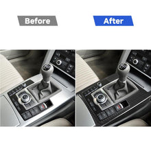Load image into Gallery viewer, Car Carbon Fiber Gear Shift Position + Side Panel Decorative Sticker for Audi A6 2005-2011, Right Drive, High Configuration, Gear Shift Position Right Drive, High Configuration