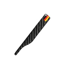 Load image into Gallery viewer, Car Carbon Fiber German Flag Pattern Rearview Mirror Anti-collision Sticker for Audi TT, Left and Right Drive Universal, B Style, Rearview Mirror Anti-collision B