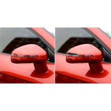 Load image into Gallery viewer, Car Carbon Fiber German Flag Pattern Rearview Mirror Anti-collision Sticker for Audi TT, Left and Right Drive Universal, B Style, Rearview Mirror Anti-collision B