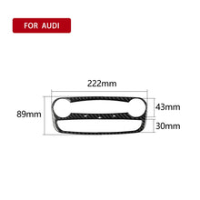 Load image into Gallery viewer, Car Carbon Fiber Reading Light Decorative Sticker for Audi TT 8n 8J MK123 TTRS 2008-2014, Left and Right Drive Universal, Reading Light