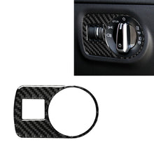 Load image into Gallery viewer, Car Carbon Fiber Headlight Switch Decorative Sticker for Audi TT 8n 8J MK123 TTRS 2008-2014, Right Drive, Headlight Switch, Right Drive