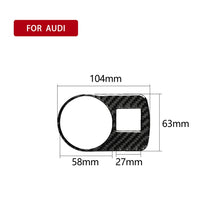 Load image into Gallery viewer, Car Carbon Fiber Headlight Switch Decorative Sticker for Audi TT 8n 8J MK123 TTRS 2008-2014, Left Drive, Headlight Switch , Left Drive