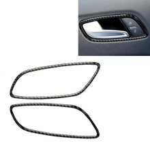 Load image into Gallery viewer, Car Carbon Fiber Door Handle Frame Decorative Sticker for Audi TT 8n 8J MK123 TTRS 2008-2014, Left and Right Drive Universal, Door Handle Frame