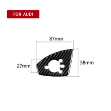 Load image into Gallery viewer, Car Carbon Fiber Door Button Decorative Sticker for Audi TT 8n 8J MK123 TTRS 2008-2014, Right Drive, B Style, Door Button, Right Drive B