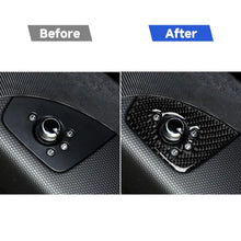 Load image into Gallery viewer, Car Carbon Fiber Door Button Decorative Sticker for Audi TT 8n 8J MK123 TTRS 2008-2014, Right Drive, B Style, Door Button, Right Drive B