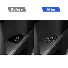 Load image into Gallery viewer, Car Carbon Fiber Door Button Decorative Sticker for Audi TT 8n 8J MK123 TTRS 2008-2014, Left Drive, A Style, Door Button, Left Drive A