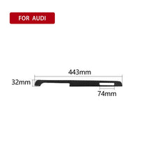 Load image into Gallery viewer, Car Carbon Fiber Passenger Seat Decorative Strip for Audi TT 8n 8J MK123 TTRS 2008-2014, Left Drive, Passenger Seat , Left Drive