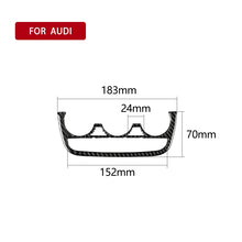 Load image into Gallery viewer, Car Carbon Fiber Air Conditioning Button Decorative Sticker for Audi TT 8n 8J MK123 TTRS 2008-2014, Left and Right Drive Universal, Air Conditioning Button